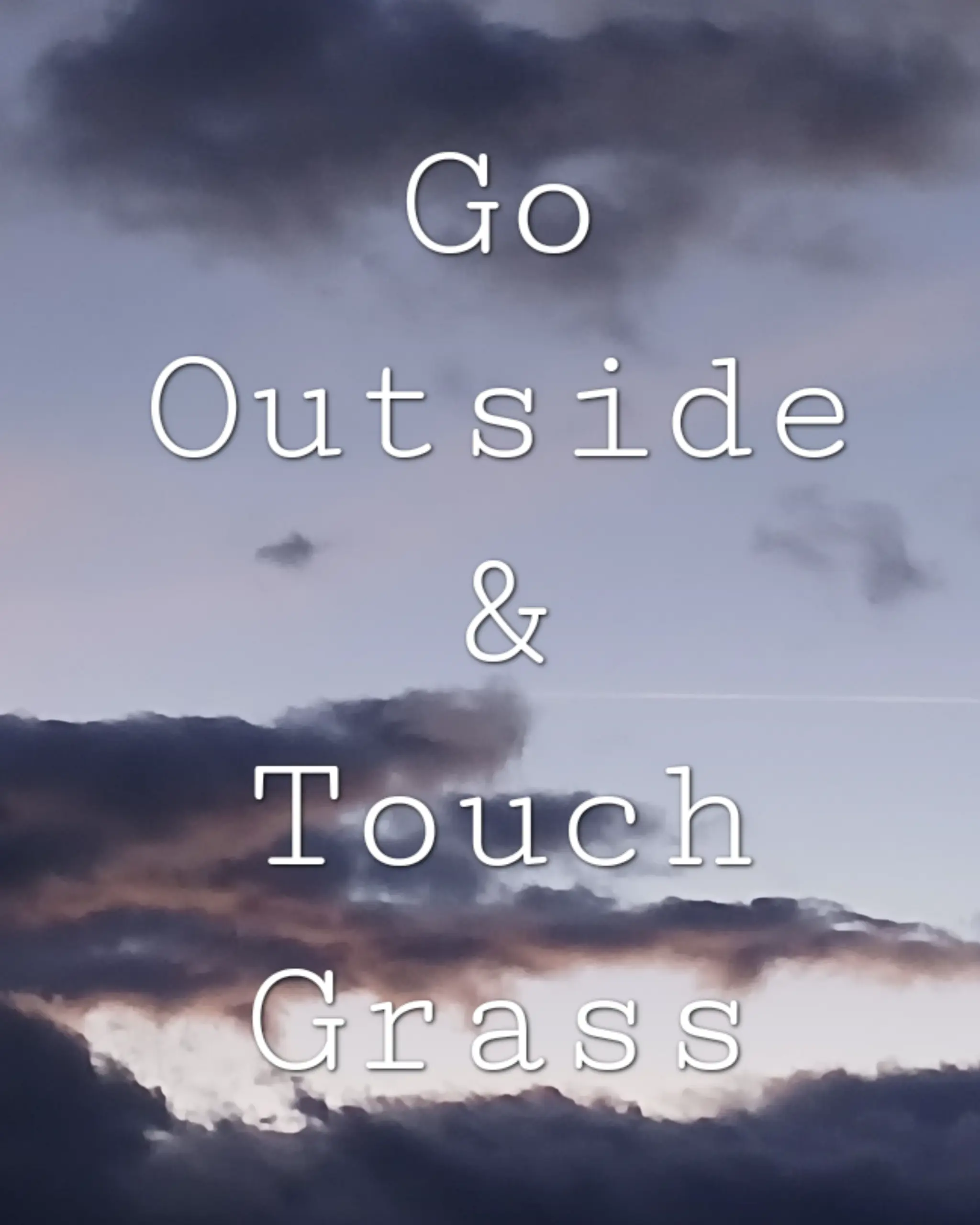 #GM #touchgrass